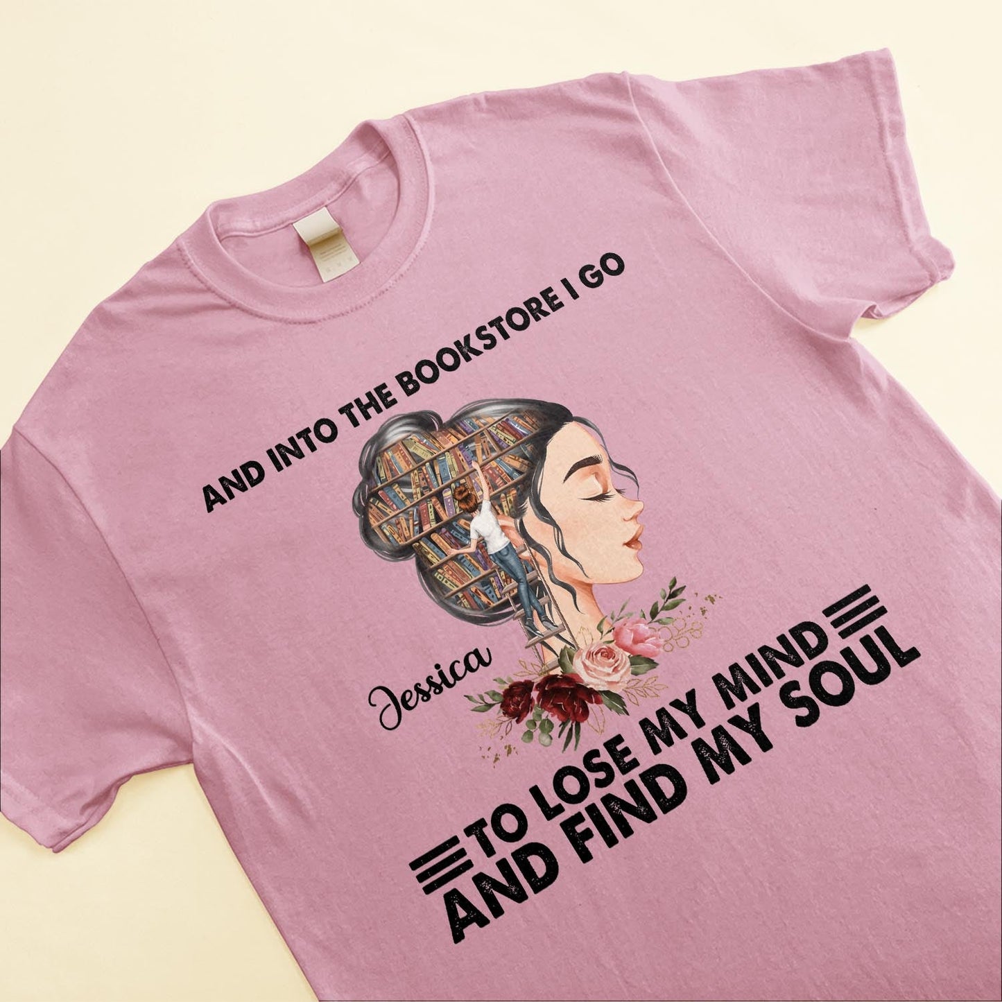 Into The Bookstore I Go To Lose My Mind  - Personalized Shirt