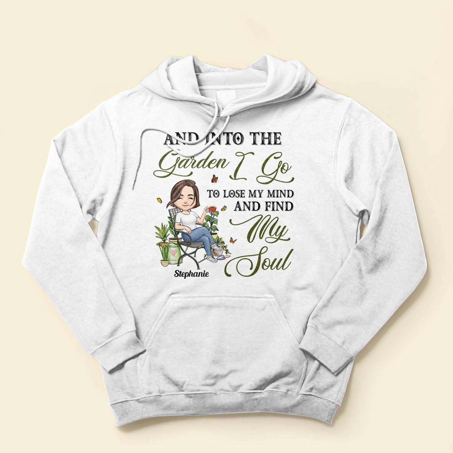 Into The Garden I Go To Lose My Mind - Personalized Shirt - Birthday, Funny Gift For Her, Woman, Girl, Gardening Lover