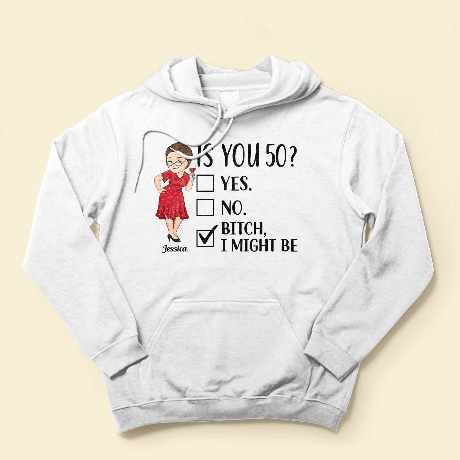Is You 50? - Personalized Shirt - Birthday, Retirement Gift For Her, Woman, Mom, Mother, Grandma