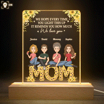 It Reminds You How Much We Love You Mom - Personalized LED Light