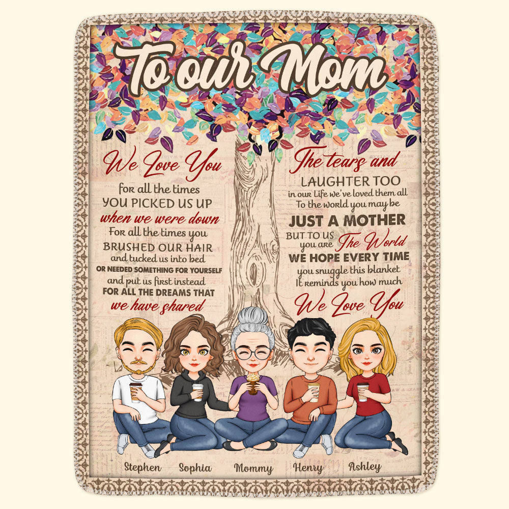 It Reminds You How Much We Love You - Personalized Blanket