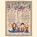 It Reminds You How Much We Love You - Personalized Blanket
