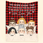 Every Time Snuggle This Blanket - Personalized Blanket