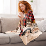 Every Time Snuggle This Blanket - Personalized Blanket