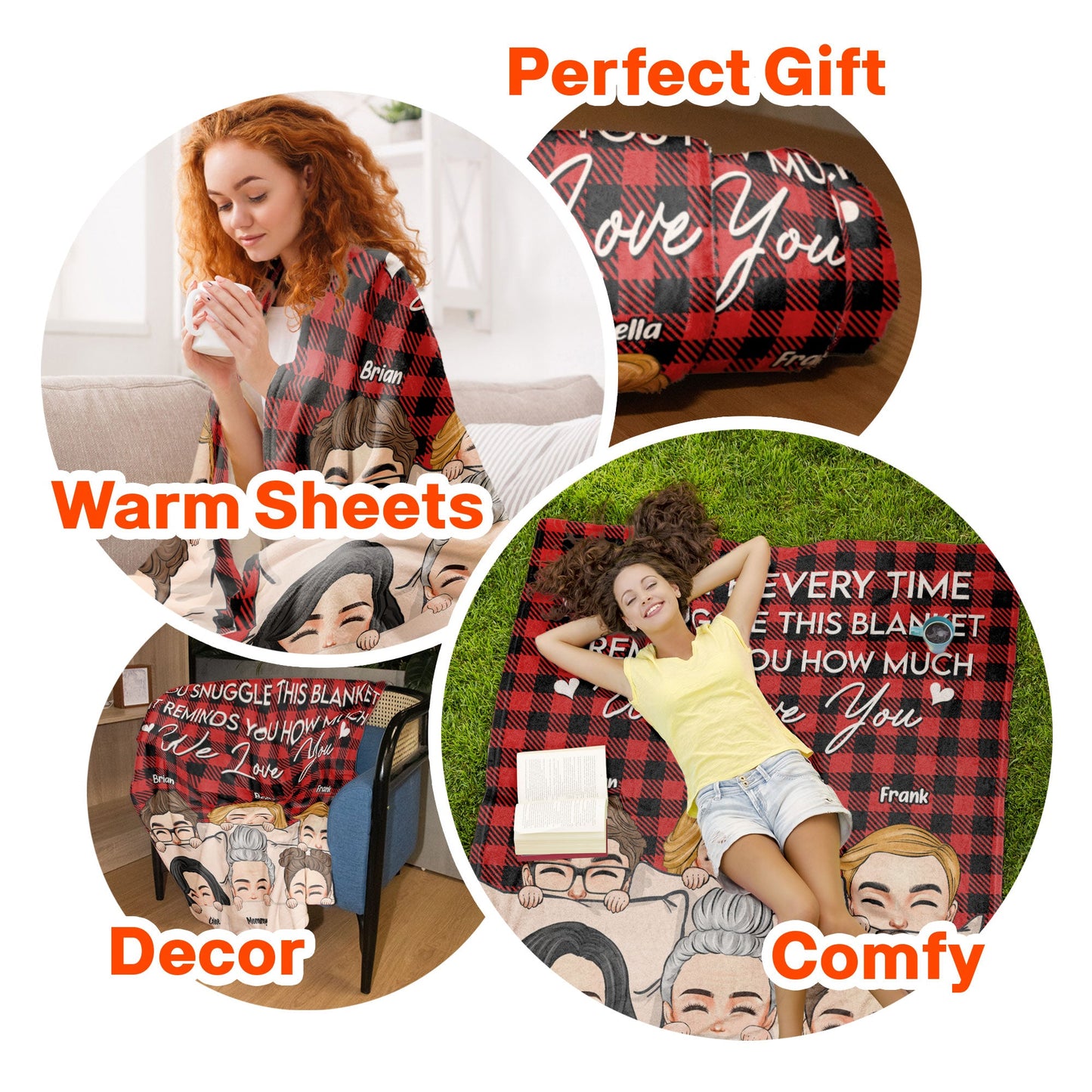 Every Time Snuggle This Blanket - Personalized Blanket
