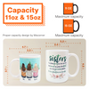It&#39;s Love That Ties Our Hearts - Personalized Mug - Birthday &amp; Christmas Gift For Sisters
