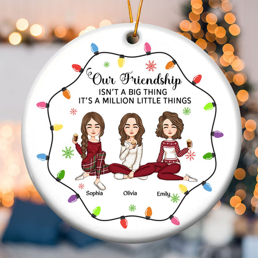 It'S A Million Little Things - Personalized Ceramic Ornament