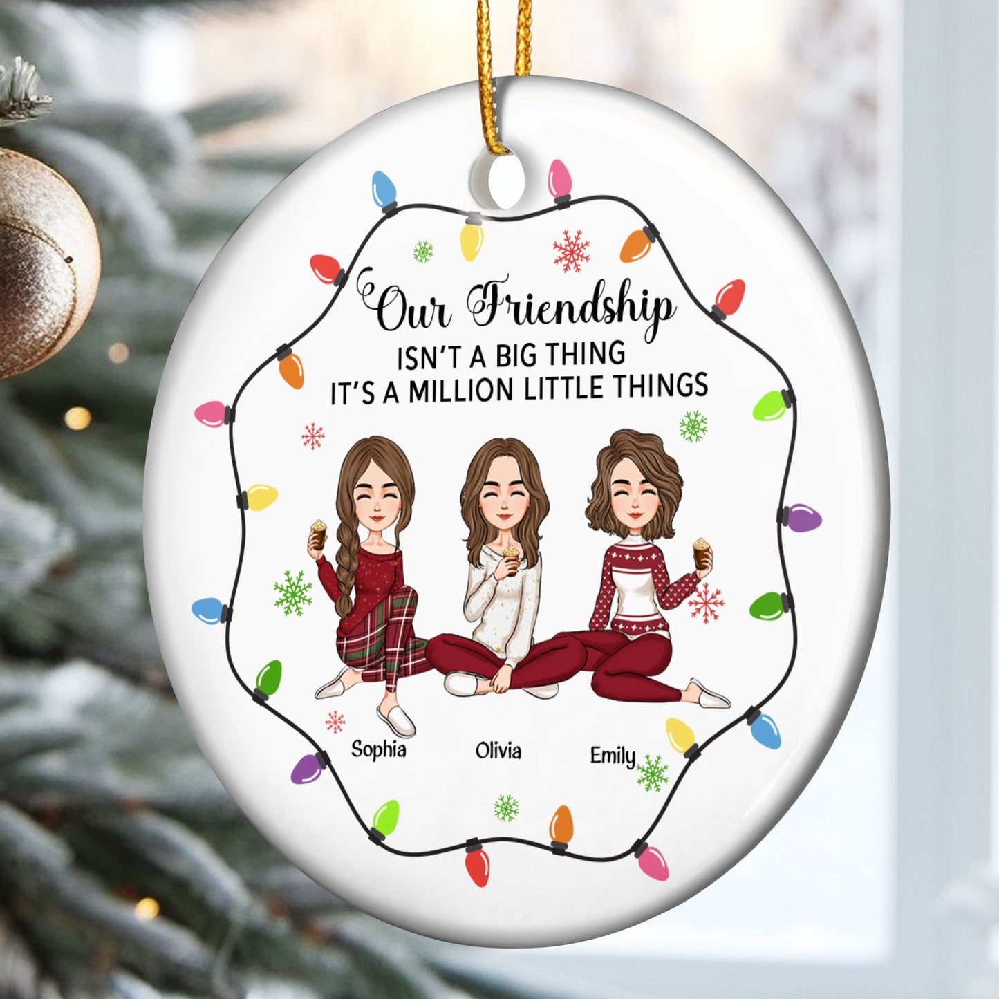 It'S A Million Little Things - Personalized Ceramic Ornament