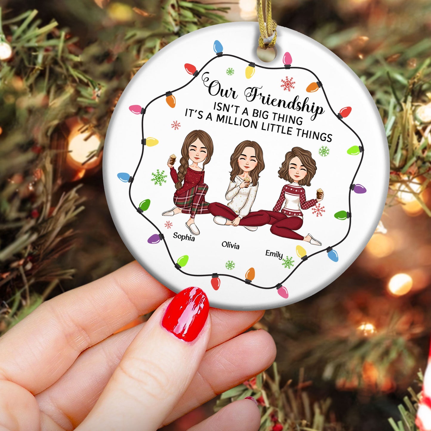 It'S A Million Little Things - Personalized Ceramic Ornament