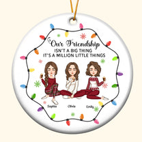 It'S A Million Little Things - Personalized Ceramic Ornament