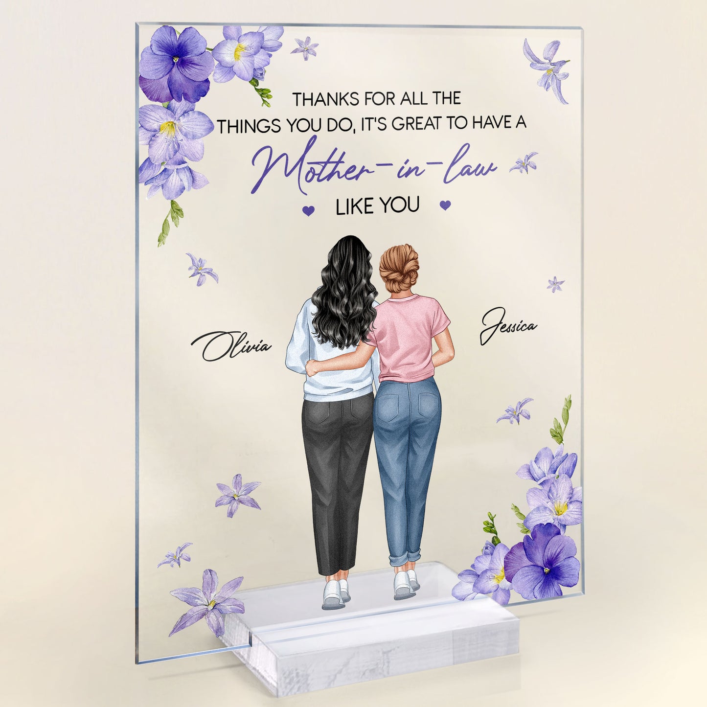 It's Great To Have A Mother-In-Law Like You - Personalized Acrylic Plaque