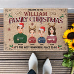 It'S The Most Wonderful Place To Be - Personalized Doormat