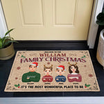 It'S The Most Wonderful Place To Be - Personalized Doormat