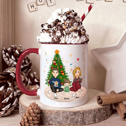 It's The Most Wonderful Time Of The Year - Personalized Accent Mug
