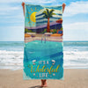 It&#39;s Waterful Life - Personalized Beach Towel