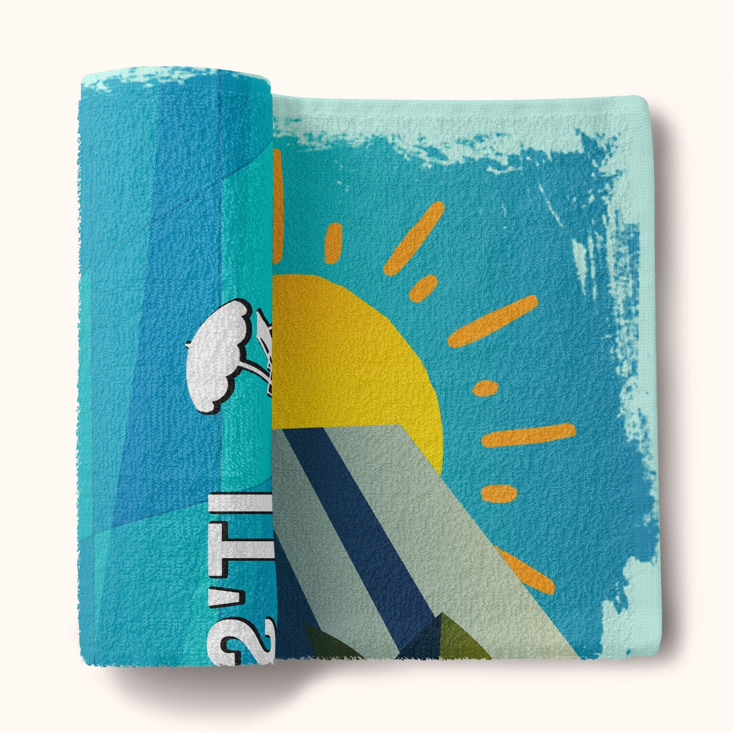 It's Waterful Life - Personalized Beach Towel