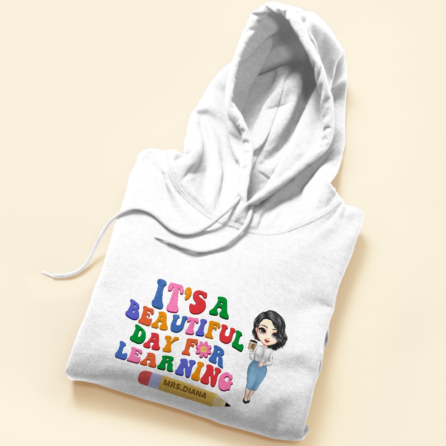 It's A Beautiful Day For Learning - Personalized Shirt - Back To School, Teacher's Day Gift For Teacher, Coworker
