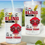 It's A Cheer Thing - Personalized Acrylic Tumbler With Straw