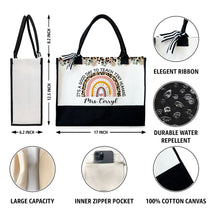 It's A Good Day To Teach Tiny Humans - Personalized Canvas Tote Bag