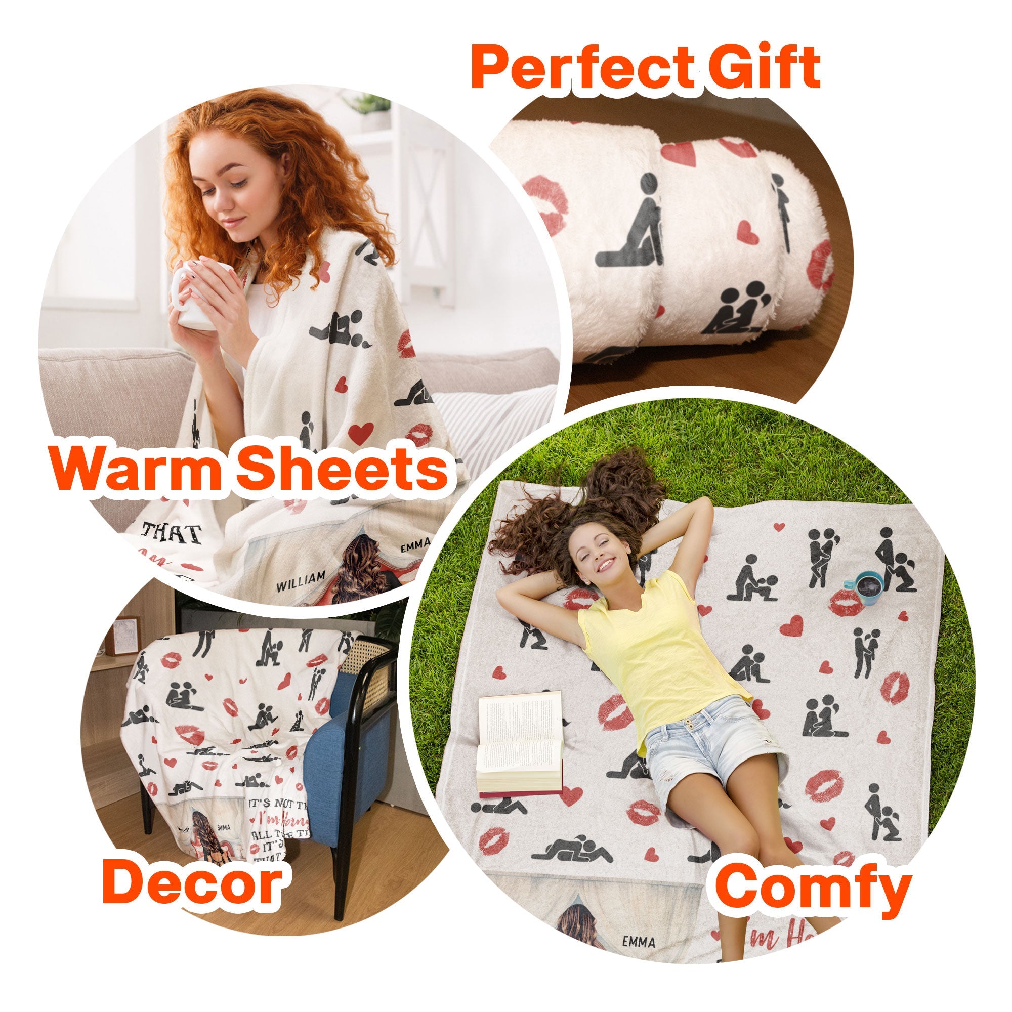 It's Not That I'M Horny All The Time Couples - Personalized Blanket