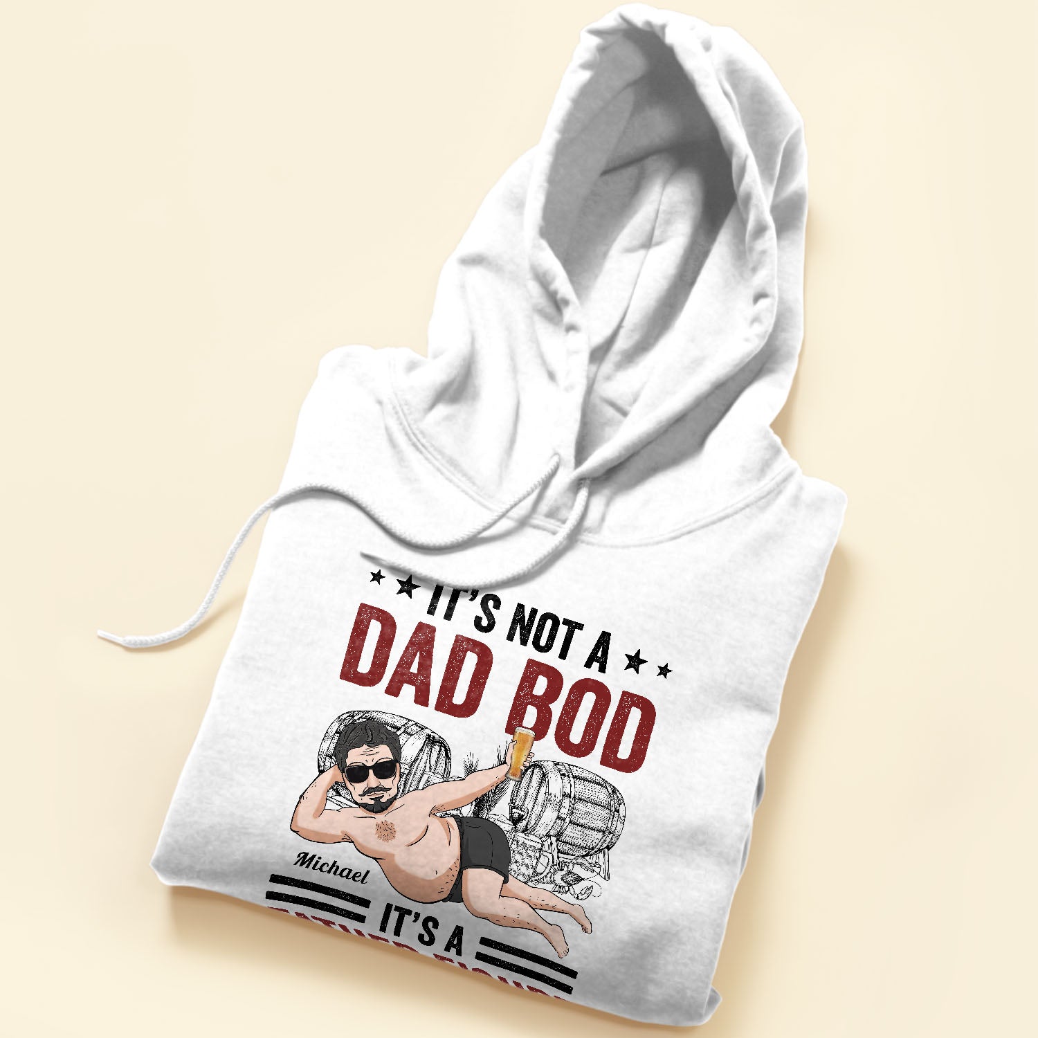 Its Not A Dad Bod It'S A Father Figure - Personalized Shirt - Birthday,  Father's day Gift For Father, Dad, Papa, Husband