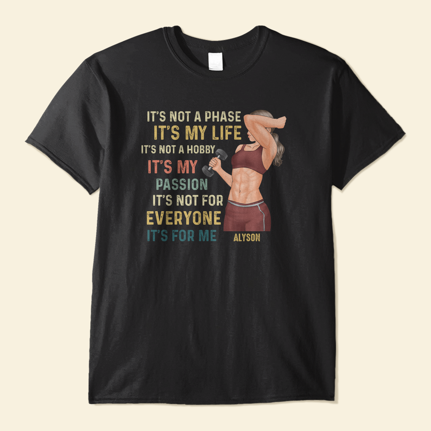 It's Not A Phase - Personalized Shirt - Birthday Gift For Fitness Lovers