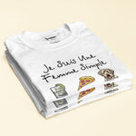 Je Suis Une Femme Simple - Personalized Shirt - Gift For Dog Mom, Dog Lover