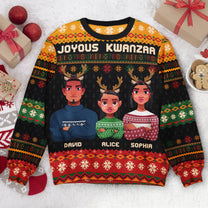 Joyous Kwanzaa - Personalized Ugly Sweater