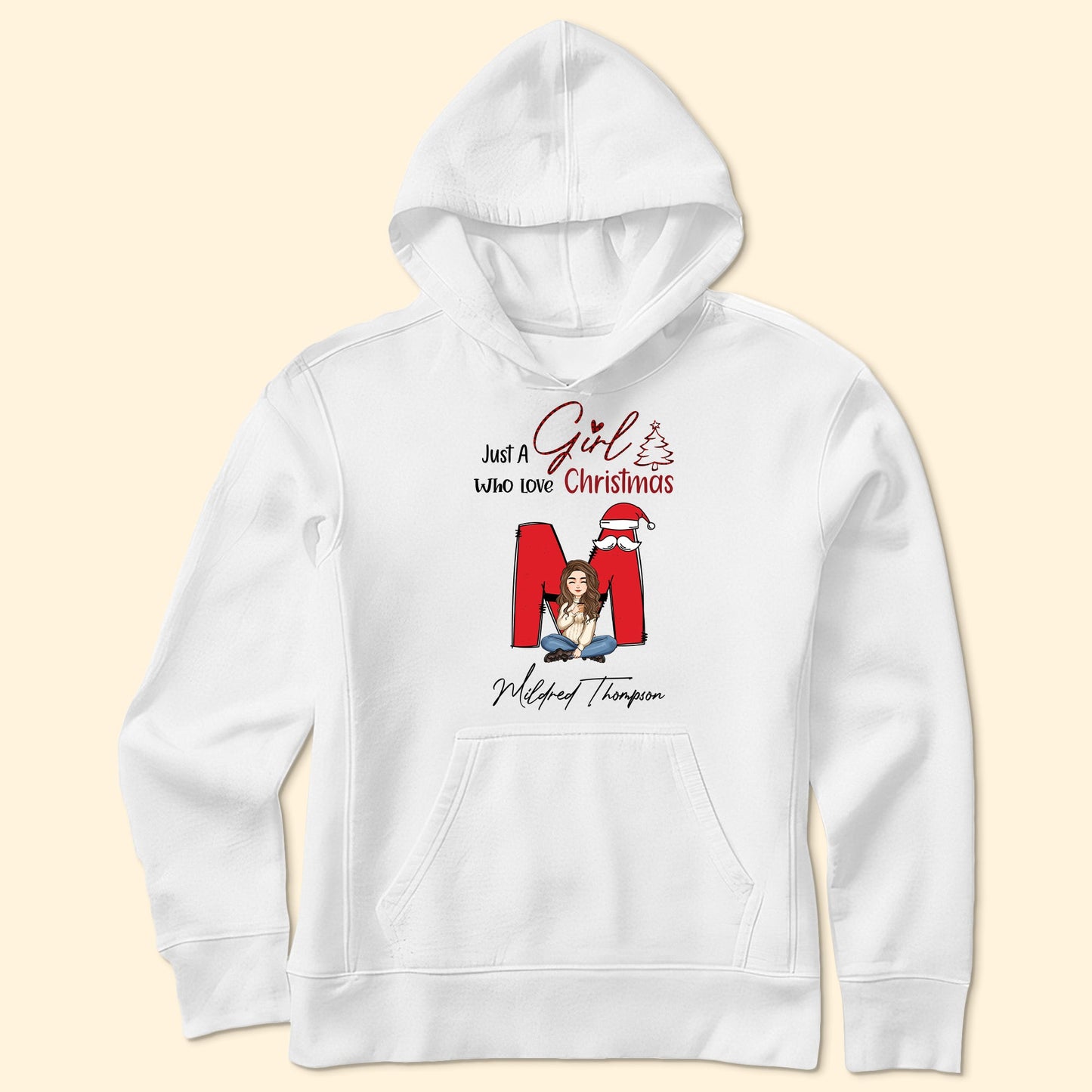 Just A Girl Who Love Christmas - Personalized Sweatshirt