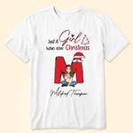 Just A Girl Who Love Christmas - Personalized Sweatshirt