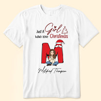 Just A Girl Who Love Christmas - Personalized Sweatshirt