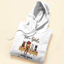 Just A Girl Who Love Her Horses - Personalized horse - Gift For Cowgirl, Horse Lover