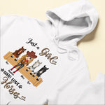 Just A Girl Who Love Her Horses - Personalized horse - Gift For Cowgirl, Horse Lover