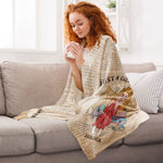 Just A Girl Who Loves Books 2 - Personalized Blanket - Birthday, Funny Gift For Book Lovers, Bookworm