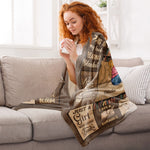 Just A Girl Who Loves Books - Personalized Blanket - Gift For Daughter