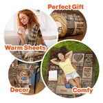 Just A Girl Who Loves Books - Personalized Blanket - Gift For Daughter