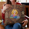 Just A Girl Who Loves Books - Personalized Pillow - Loving, Birthday Gift For Book Lover, Bookworm