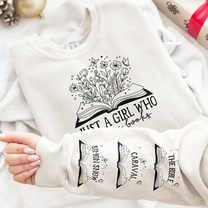 Just A Girl Who Loves Books - Personalized Sweatshirt