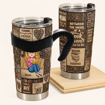 Just A Girl Who Loves Books  - Personalized Tumbler Cup