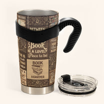 Just A Girl Who Loves Books  - Personalized Tumbler Cup