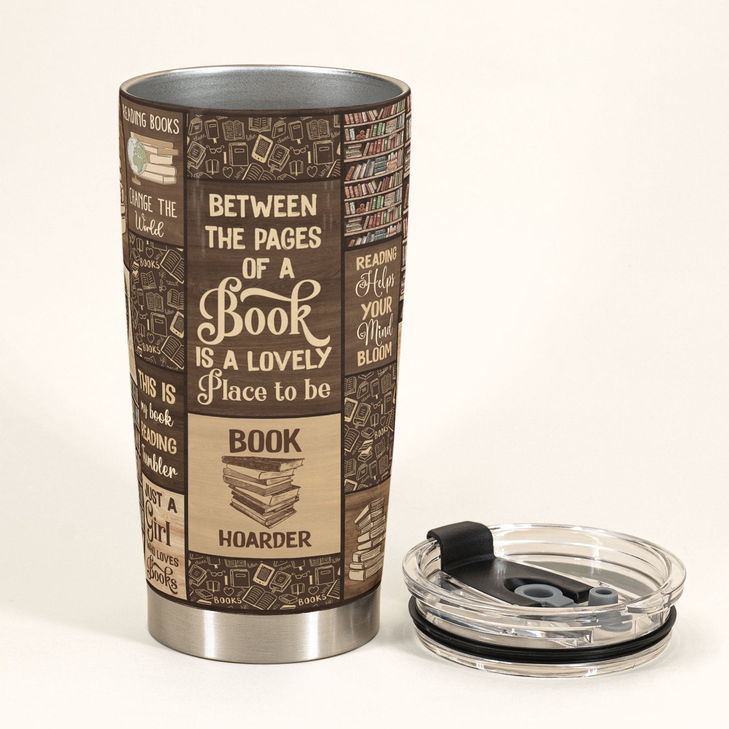 Just A Girl Who Loves Books  - Personalized Tumbler Cup