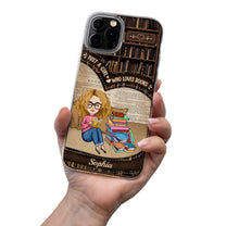 Just A Girl Who Loves Books - Personalized Clear Phone Case