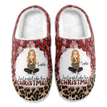 Just A Girl Who Loves Christmas - Personalized Slippers