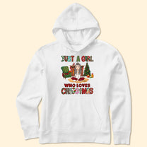 Just A Girl Who Loves Christmas - Personalized Shirt