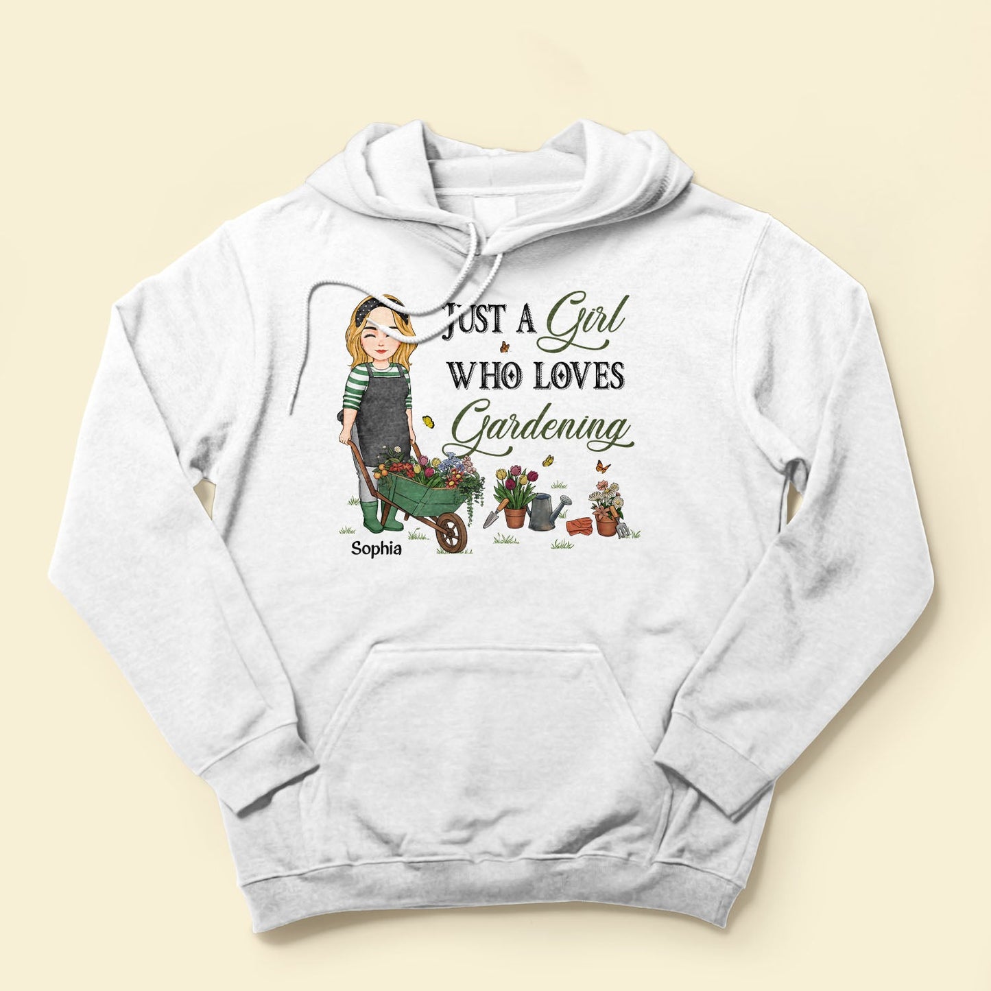 Just A Girl Who Loves Gardening - Personalized Shirt