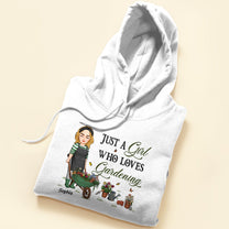 Just A Girl Who Loves Gardening - Personalized Shirt