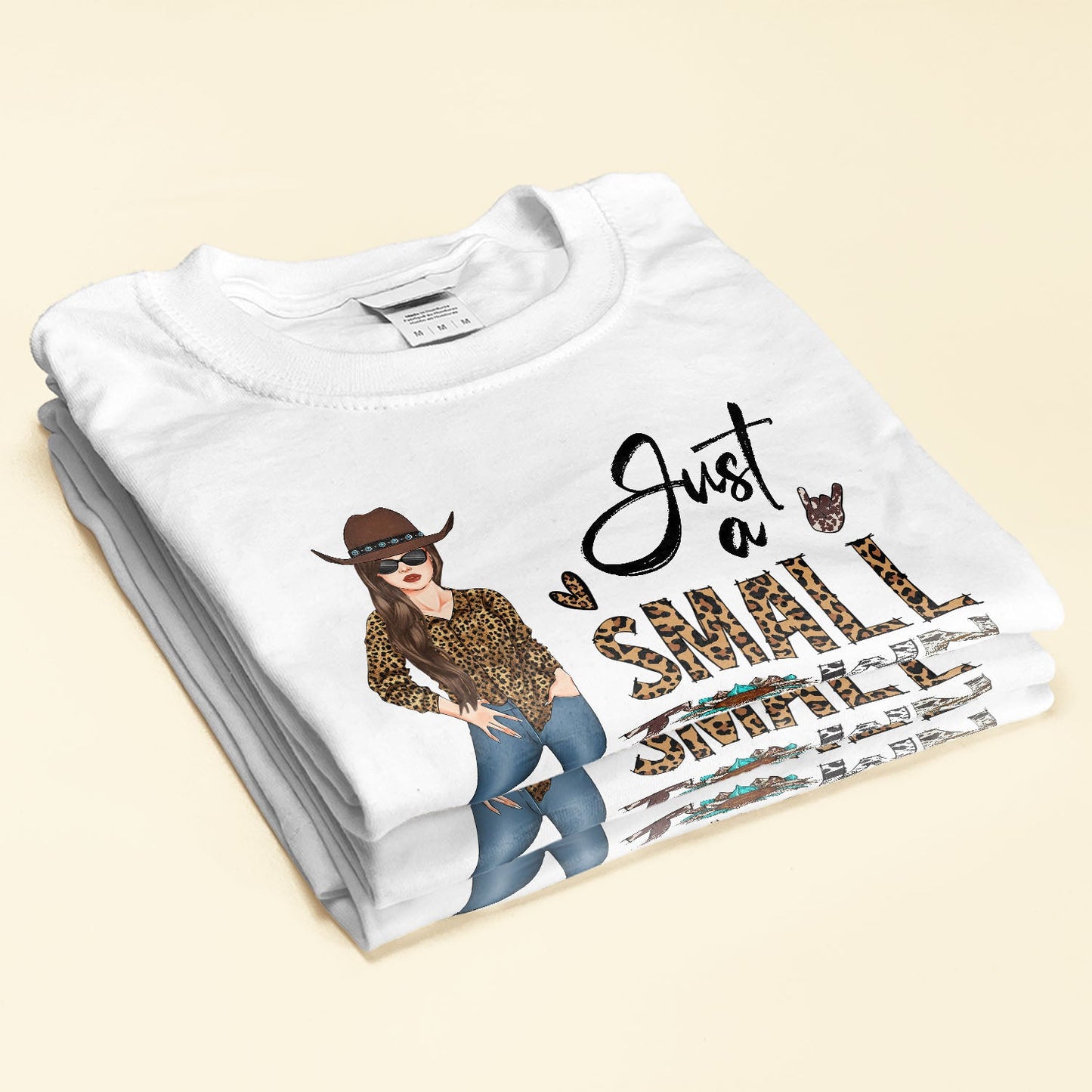 Just A Small Town Girl - Personalized Shirt - Birthday Gift For Country Girl, Cowgirl