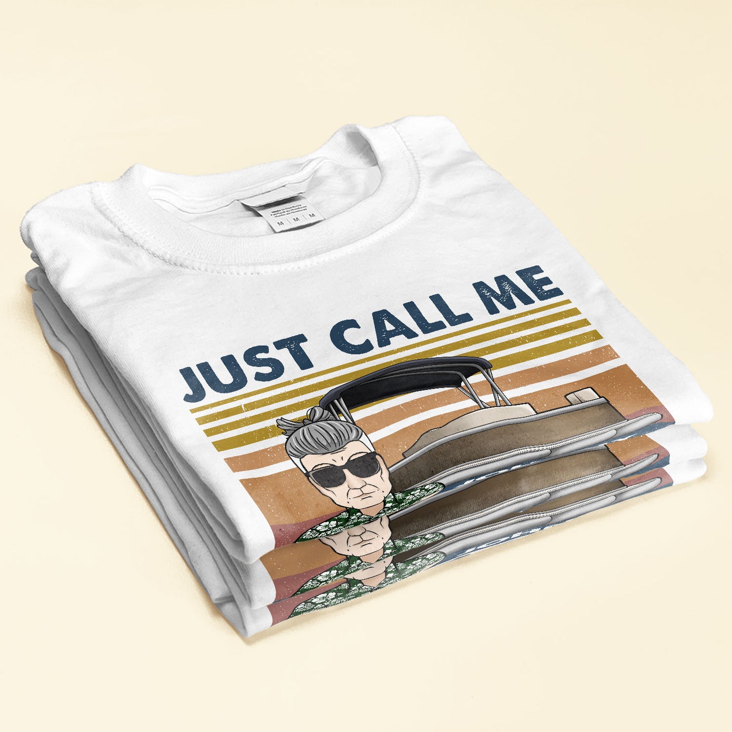 Just Call Me Captoon - Personalized Shirt - Birthday, Funny, Summer Vacation Gift For Pontoon Lover