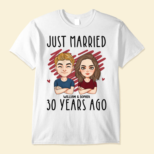 Just Married - Personalized Shirt