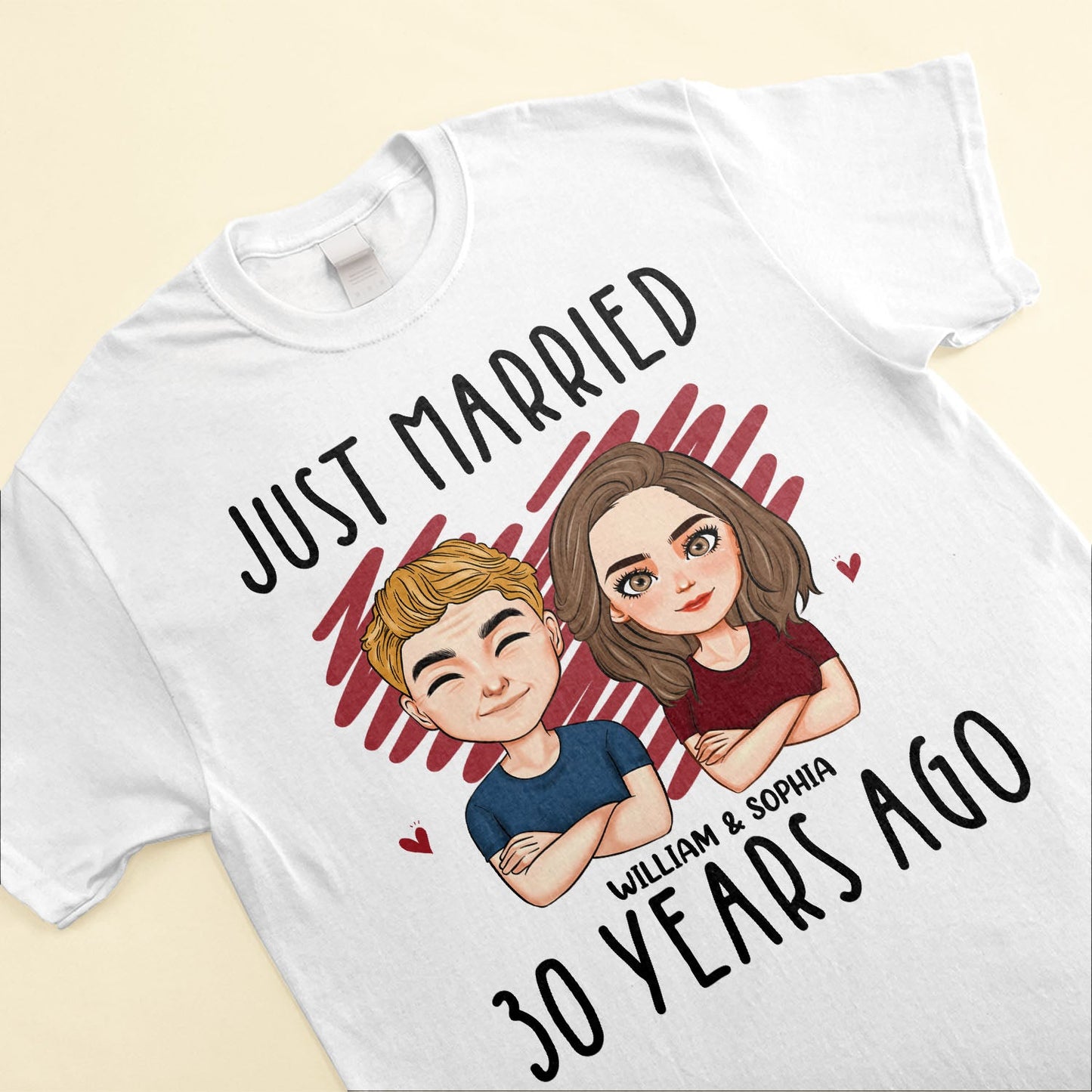 Just Married - Personalized Shirt